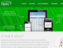 Tablet Screenshot of aplic.com.br