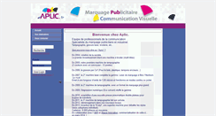 Desktop Screenshot of aplic.fr
